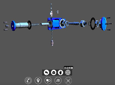 柱塞泵web3d原理交互展示